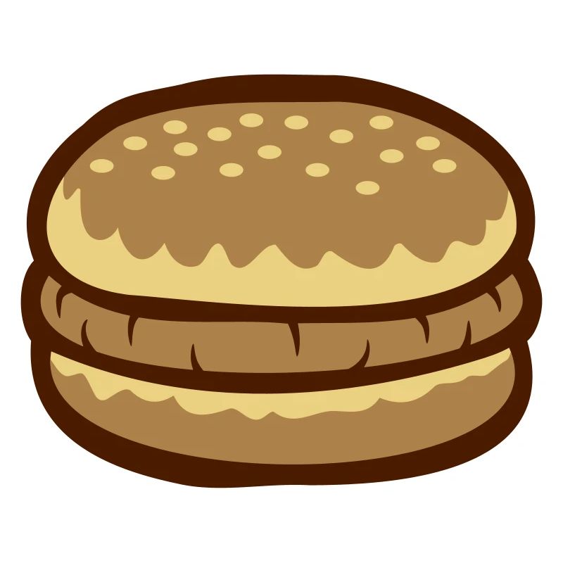 Burger Comic Cheeseburger