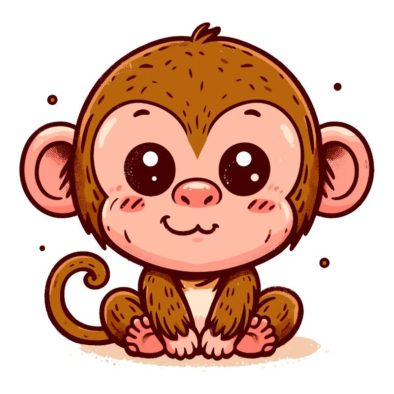 AFFE ÄFFCHEN BANANE BAUM TIER ZOO KLETTERN BABY