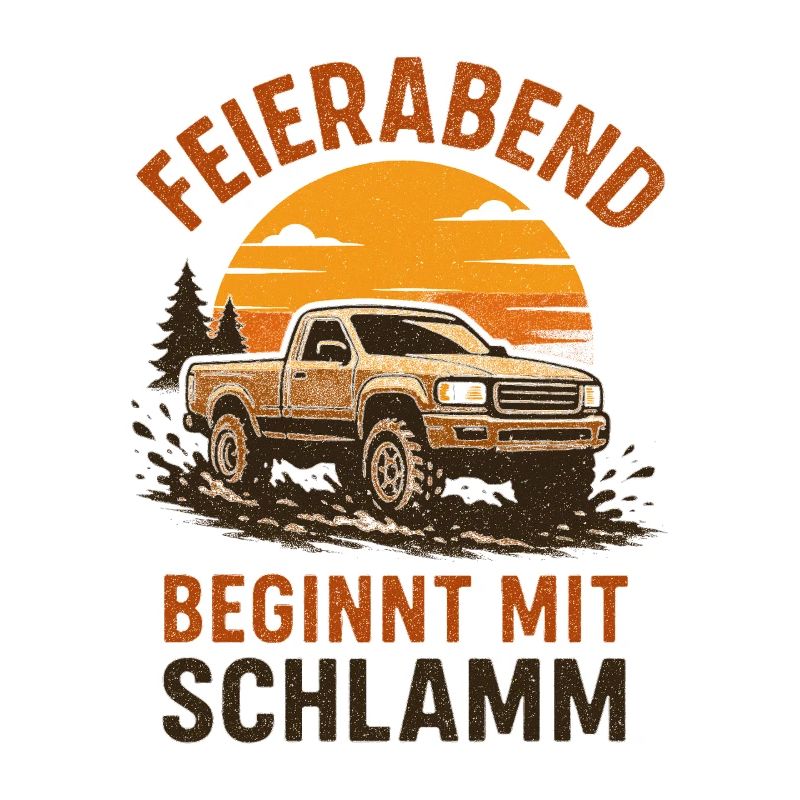 Feierabend beginnt mit Schlamm