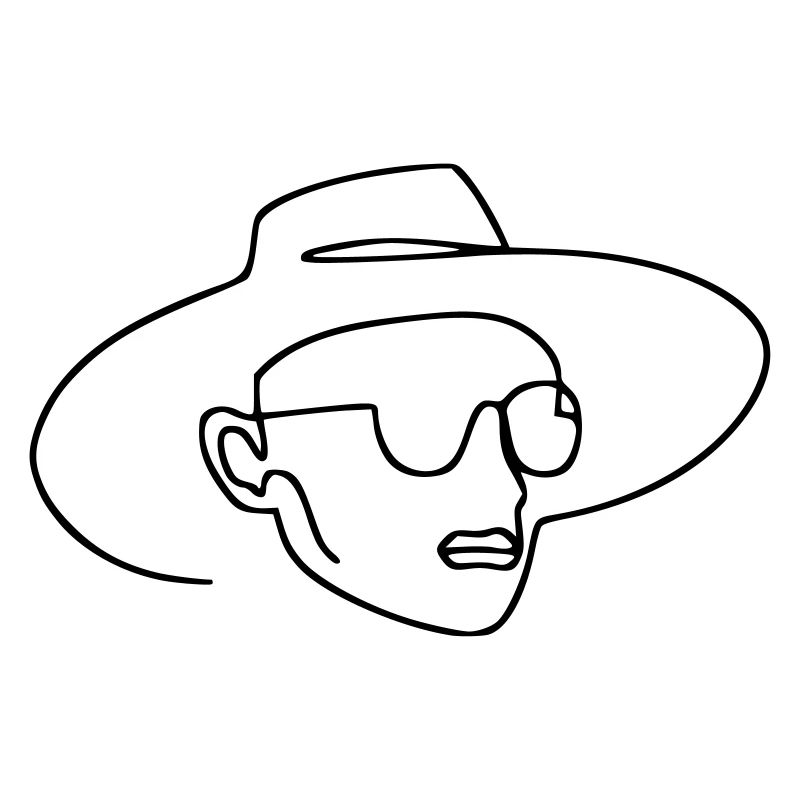 Frau mit Hut Geschenk Geschenkidee