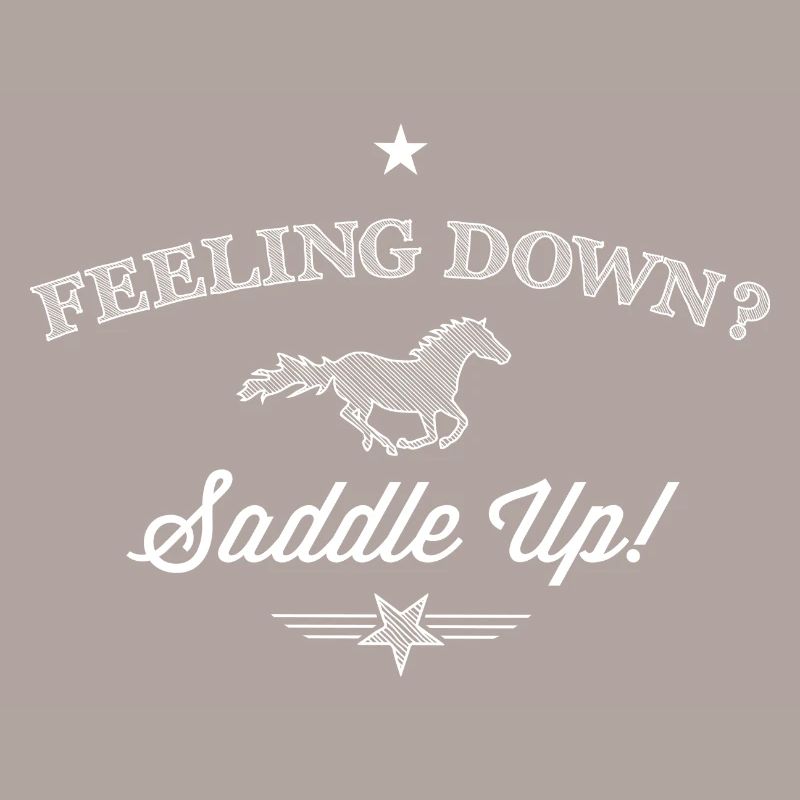 Feeling Down Saddle Up - white edition