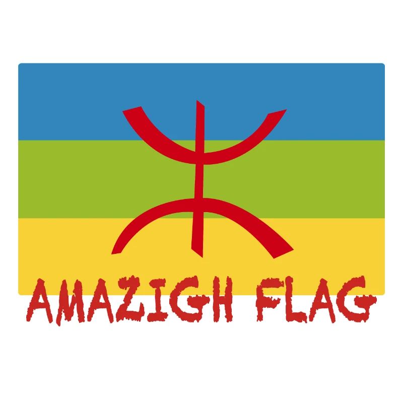 Drapeau Amazigh - drapeau berbère