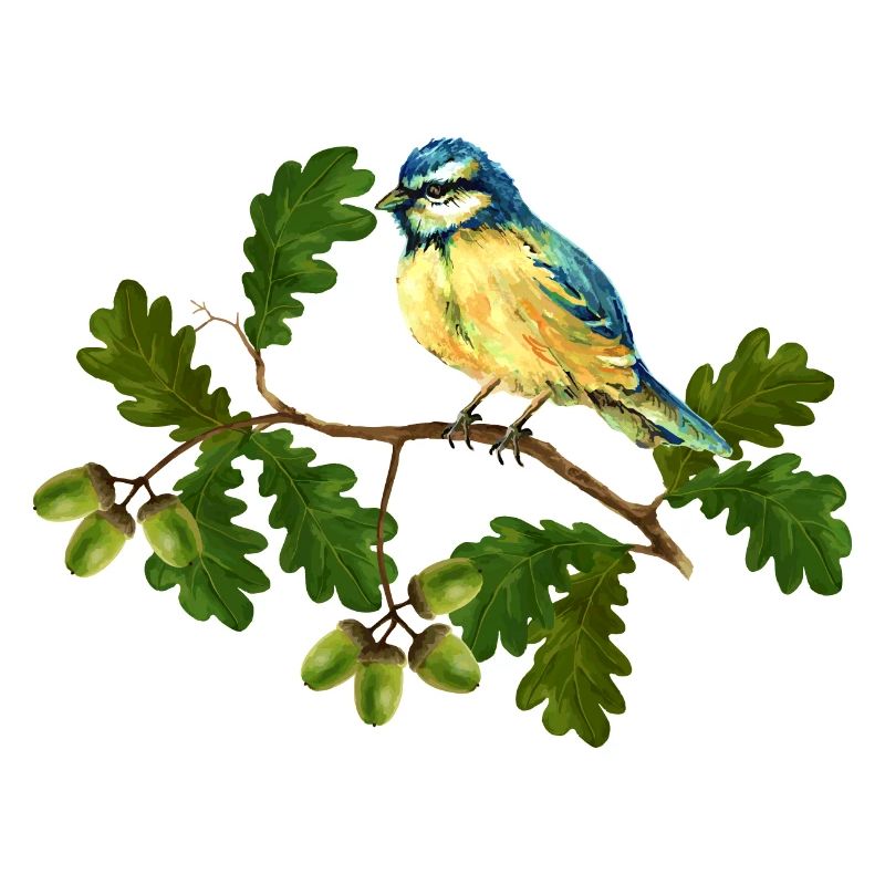 Bunter Vogel