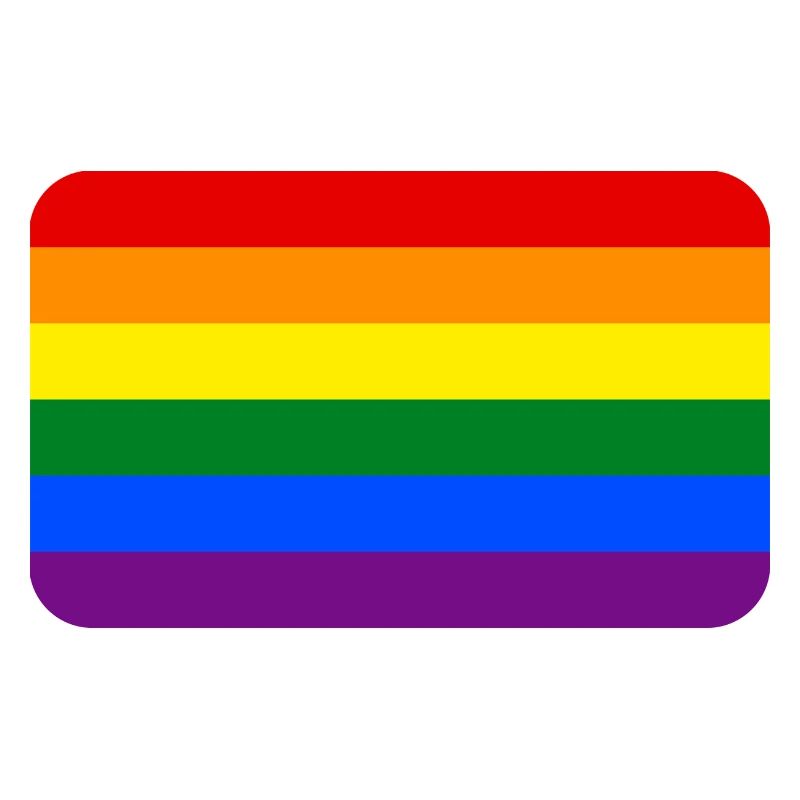 RAINBOW FLAG round corner 400 dpi