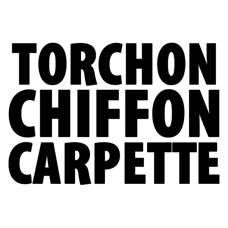 torchon chiffon carpette