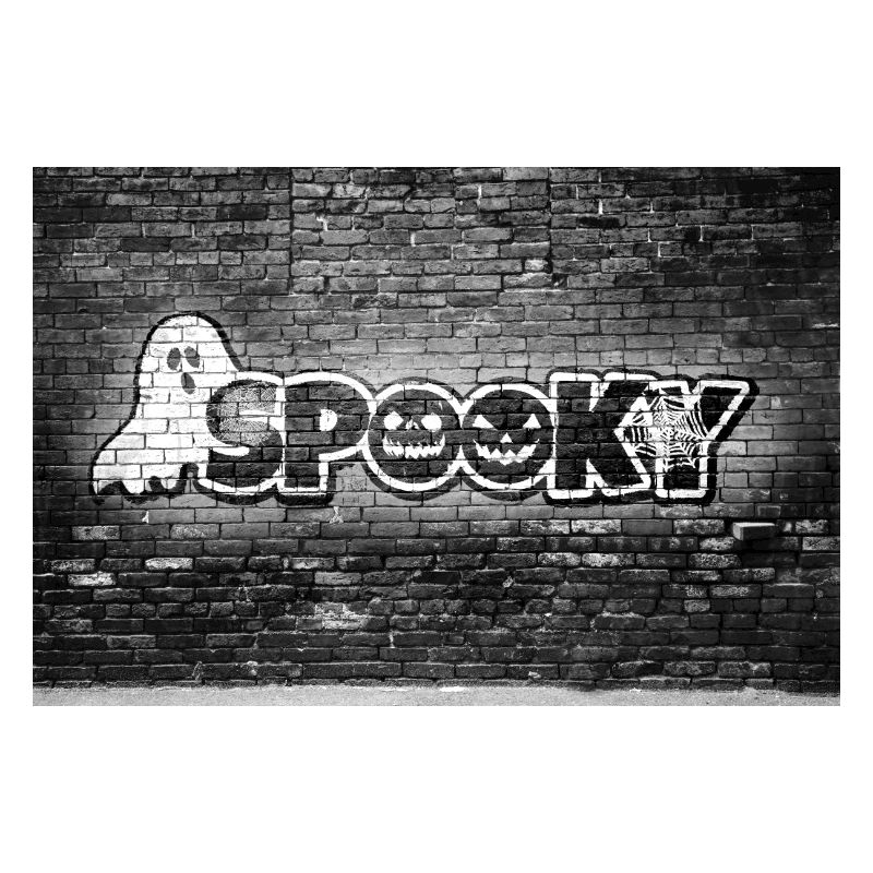 Spooky Halloween Comic Style Graffiti Lettering