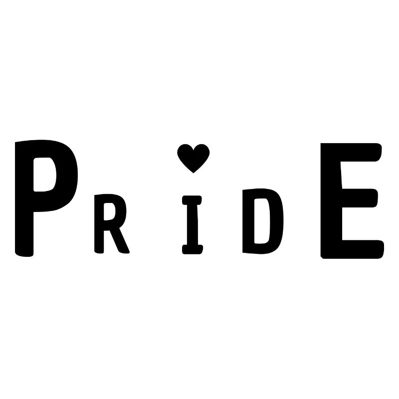 Pride Schriftzug