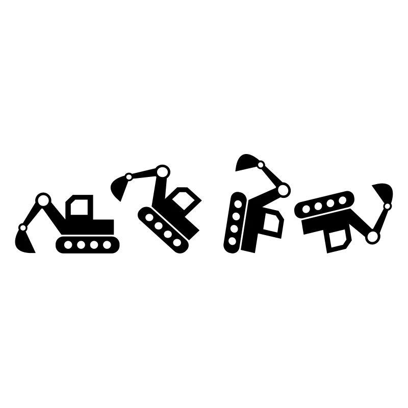 Bagger Baggerfahrer baggern Bauarbeiter Geschenk