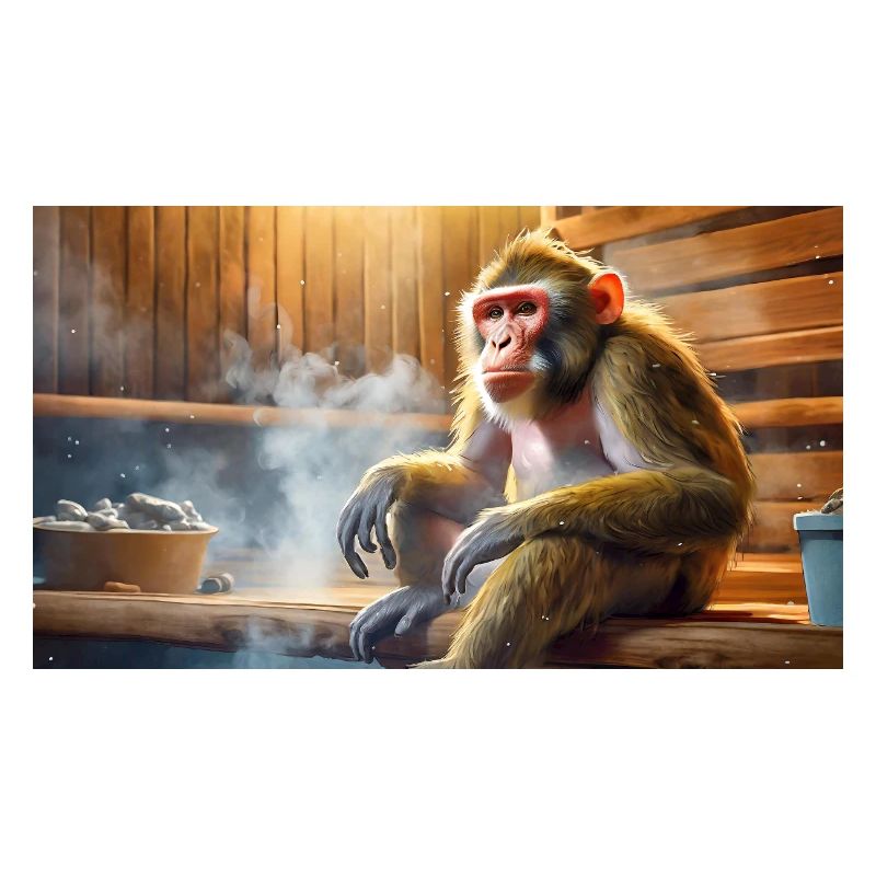 Pun ambiguous expression – Affenhitze (heat)
