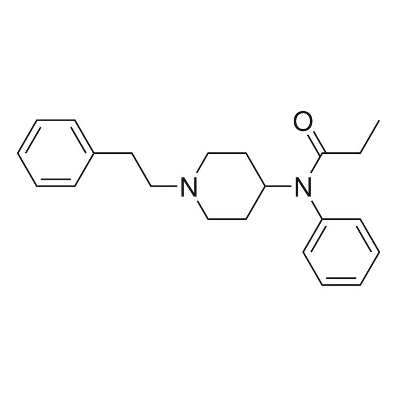 Fentanyl structural formula
