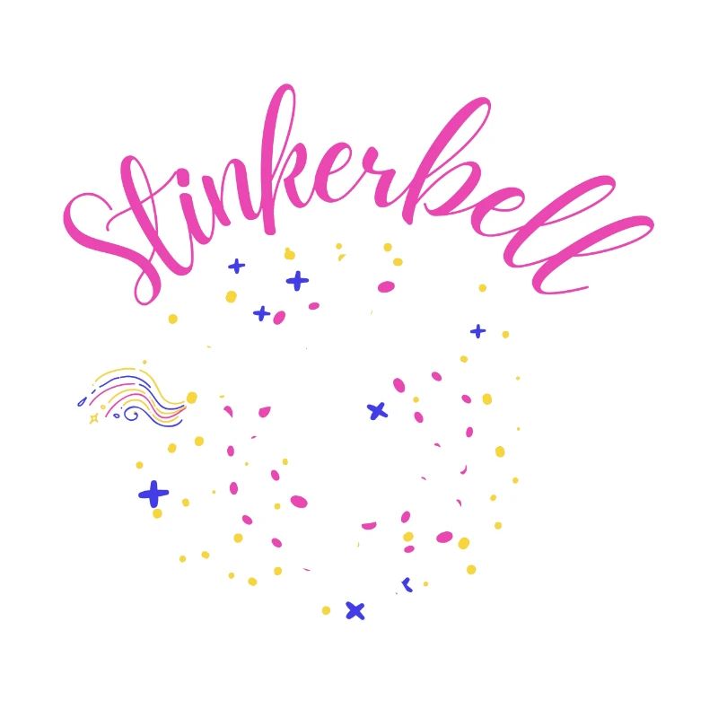 Stinkerbell Fee Elfe Glitzer Staub Lustiger Spruch