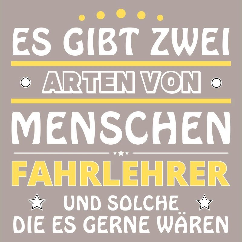 Driving Instructor Gift - Two Types of... Design