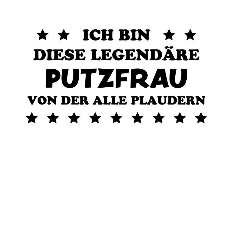 Putzfrau Haushalt Spruch Reinigungskraft Geschenk