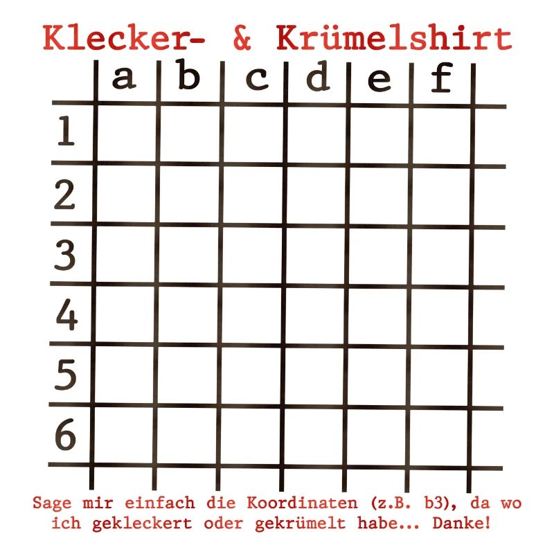 Klecker- & Krümelshirt