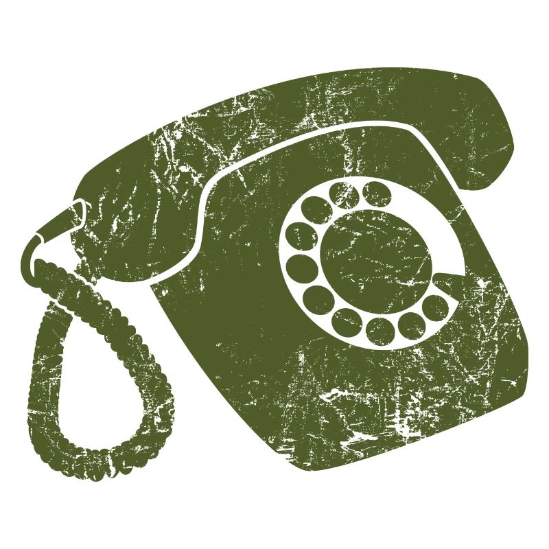 Generation Wählscheibe Festnetz Telefon