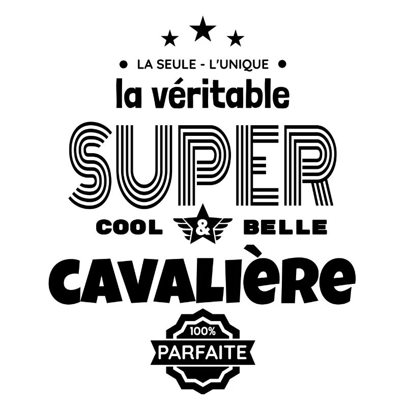 super cavalière 100% parfaite humour