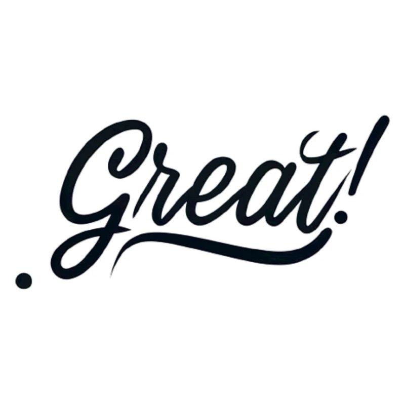 "GREAT". Grand, Message de motivation