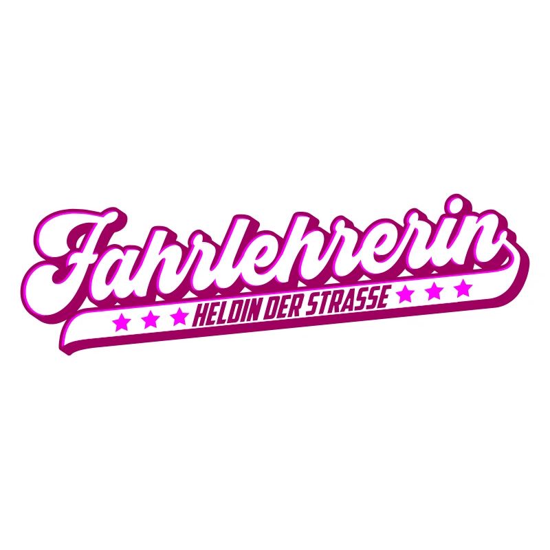 Fahrlehrerin Heldin der Straße | Farben änderbar