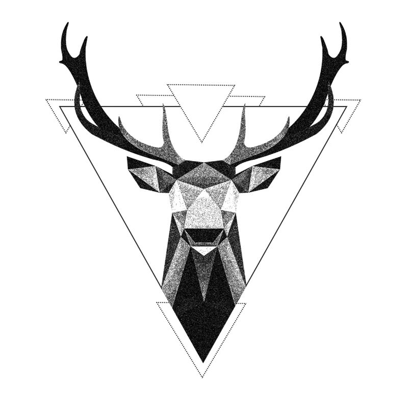 Hirsch geometrisch