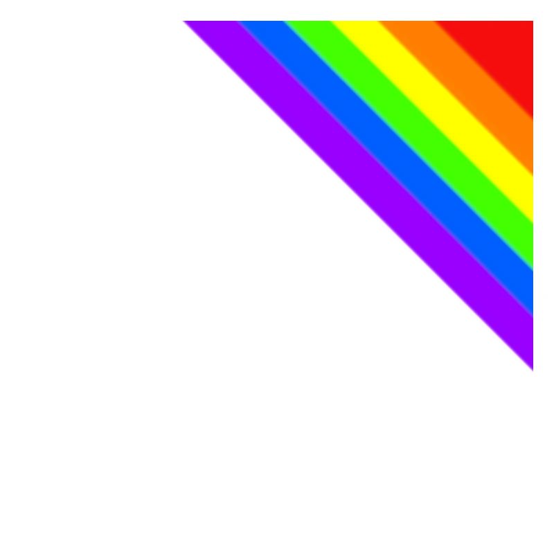 Regenbogen Geschenkidee Ecke bunt