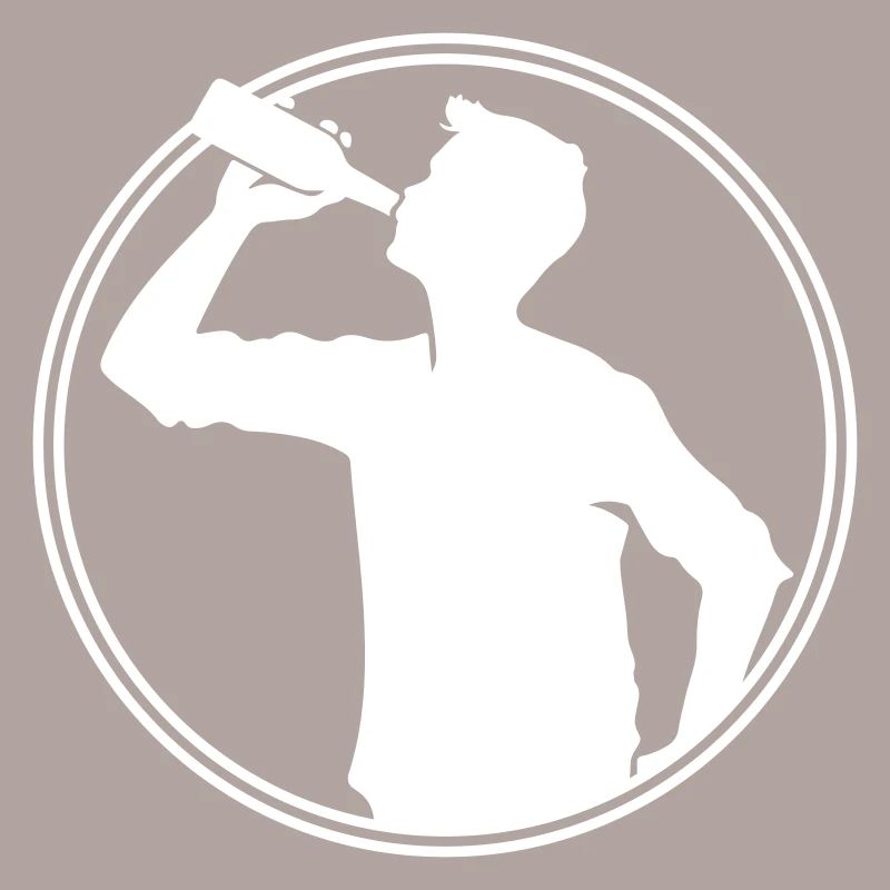 Trinker Bier Silhouette