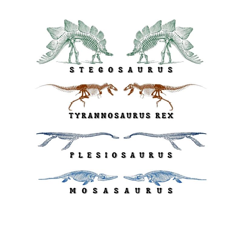 Dinosaurier-Skelett