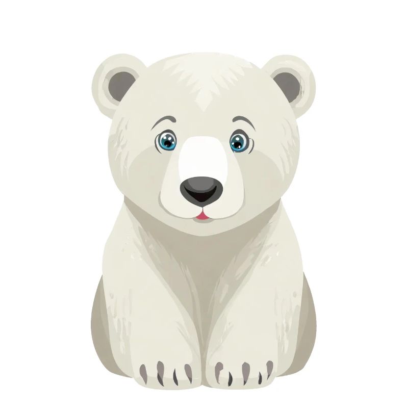 Niedlicher Eisbär