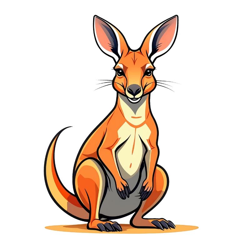Ein Känguru in Australien