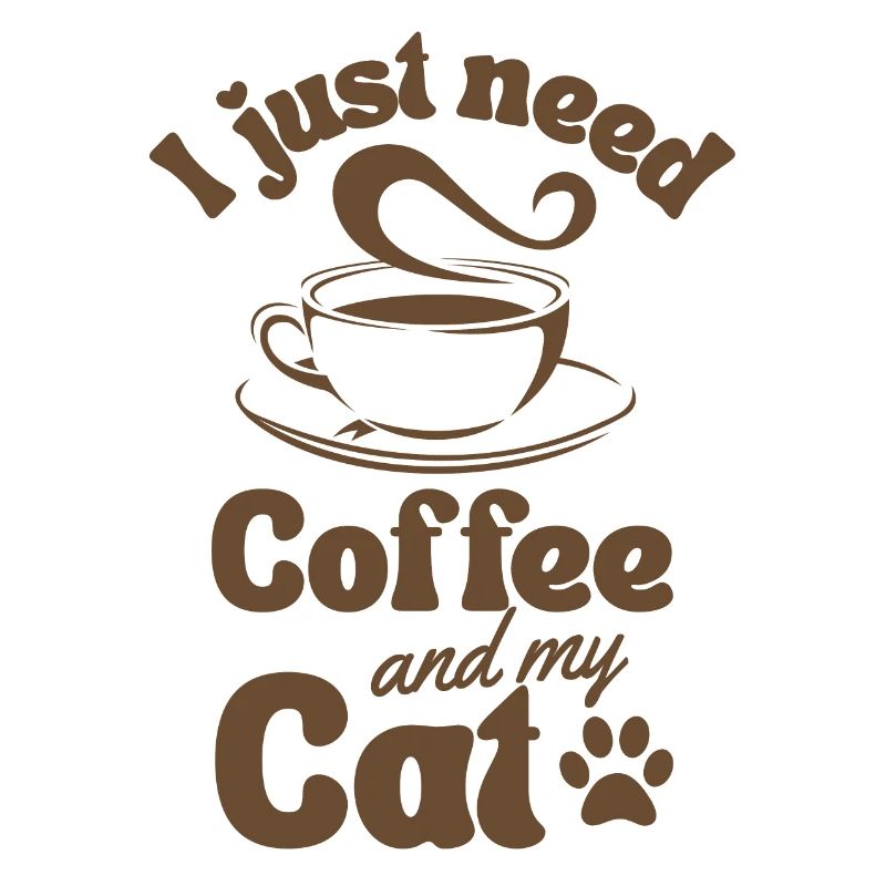 Amateur de chat de café