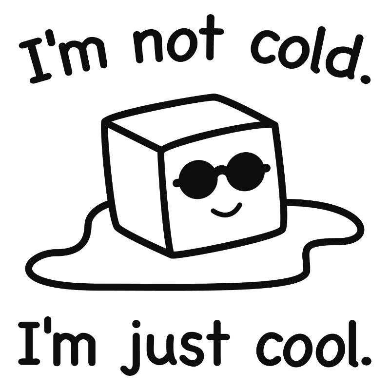 Ich bin nicht kalt. Ich bin einfach cool.