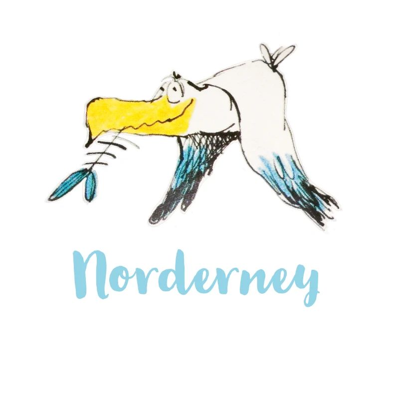 Funny Norderney Moewe
