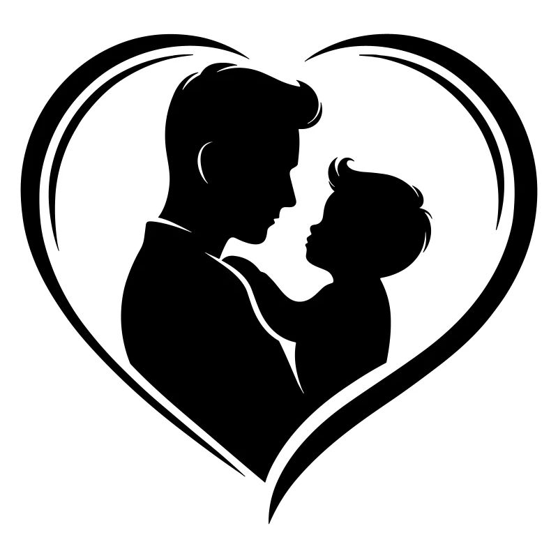 Vater-Kind-Liebe - Papa Geschenk