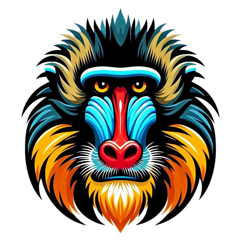 Mandrill-Affe