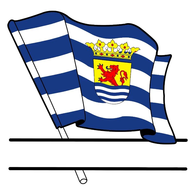 Flagge Zeeland Textbanner
