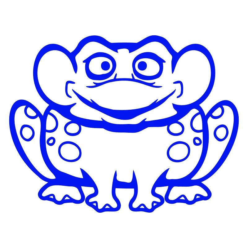 Frog Toad Laughing Funny Silly Cheeky Sitting Comic