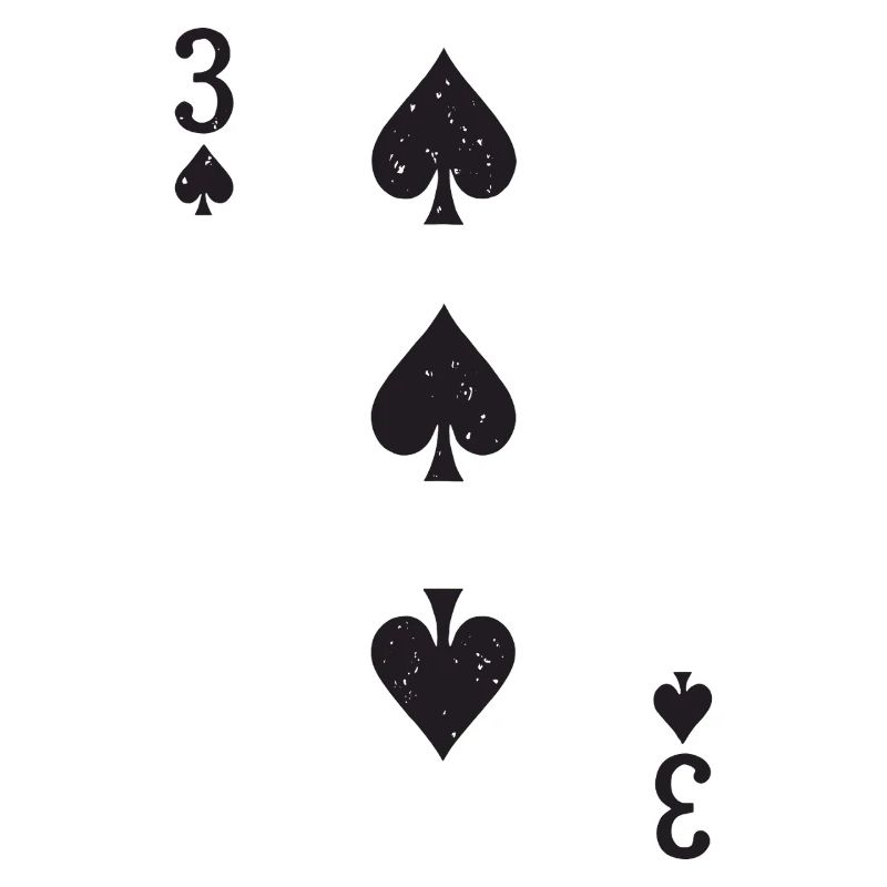 Three spades