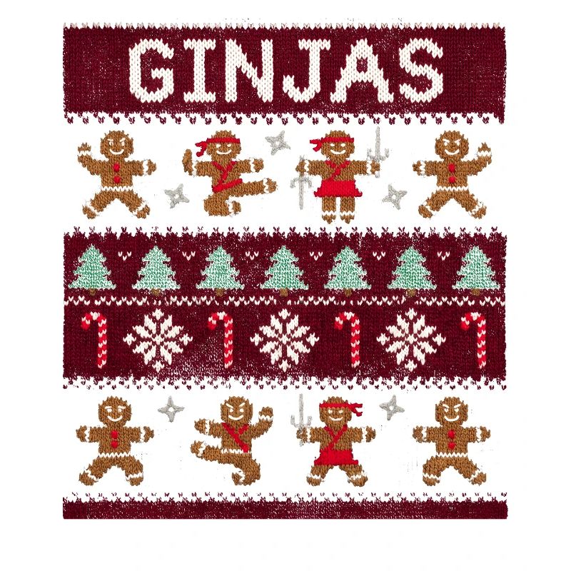 Ginjas Lebkuchen-Weihnachtspullover
