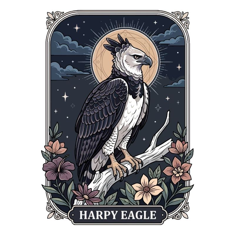 Harpy Eagle Tarot Card