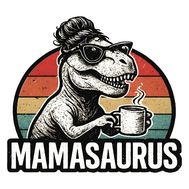 Mamasaurus Mama Mutter Geschenkidee Humor Lustig
