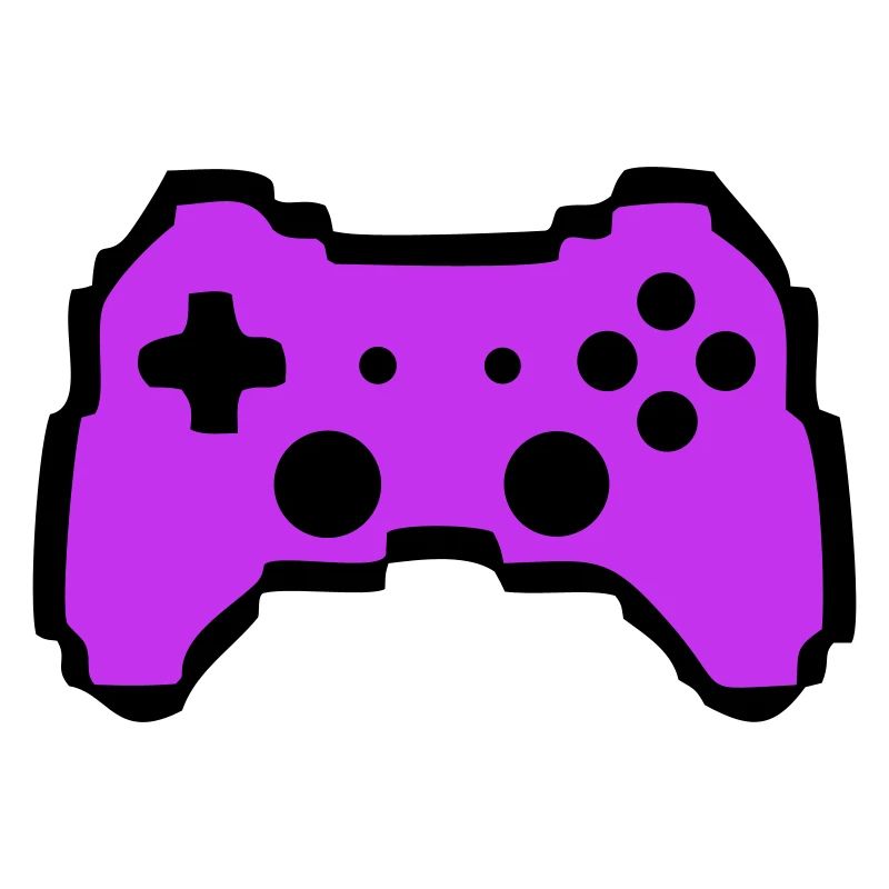 Joueur avec manette rétro