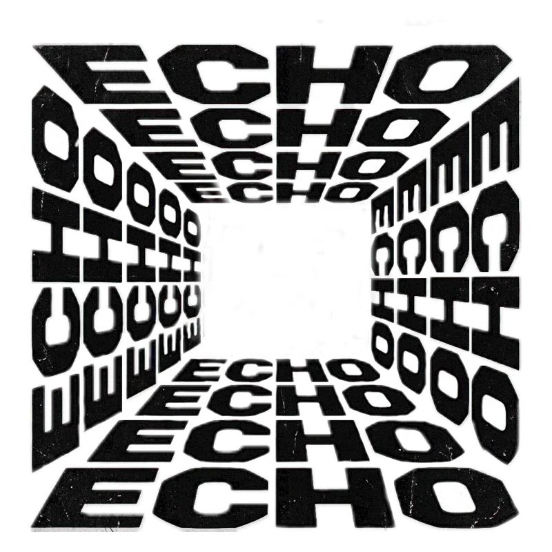 Tunnel Echoes Typographic Pattern