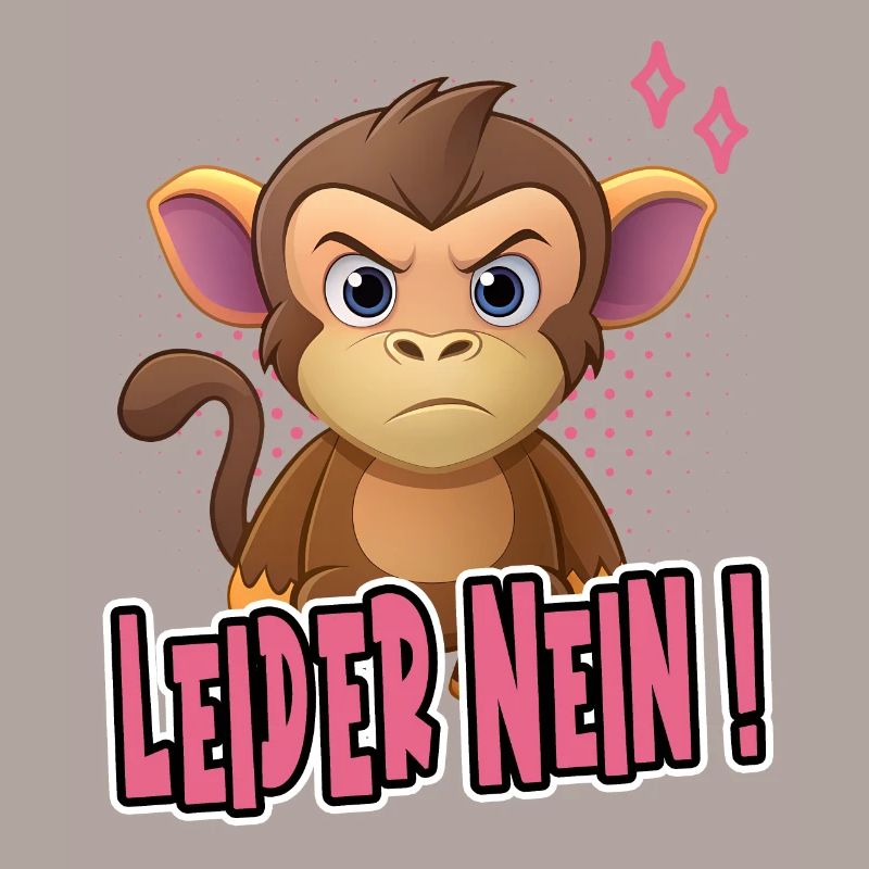 Malheureusement, pas de design de singe drôle