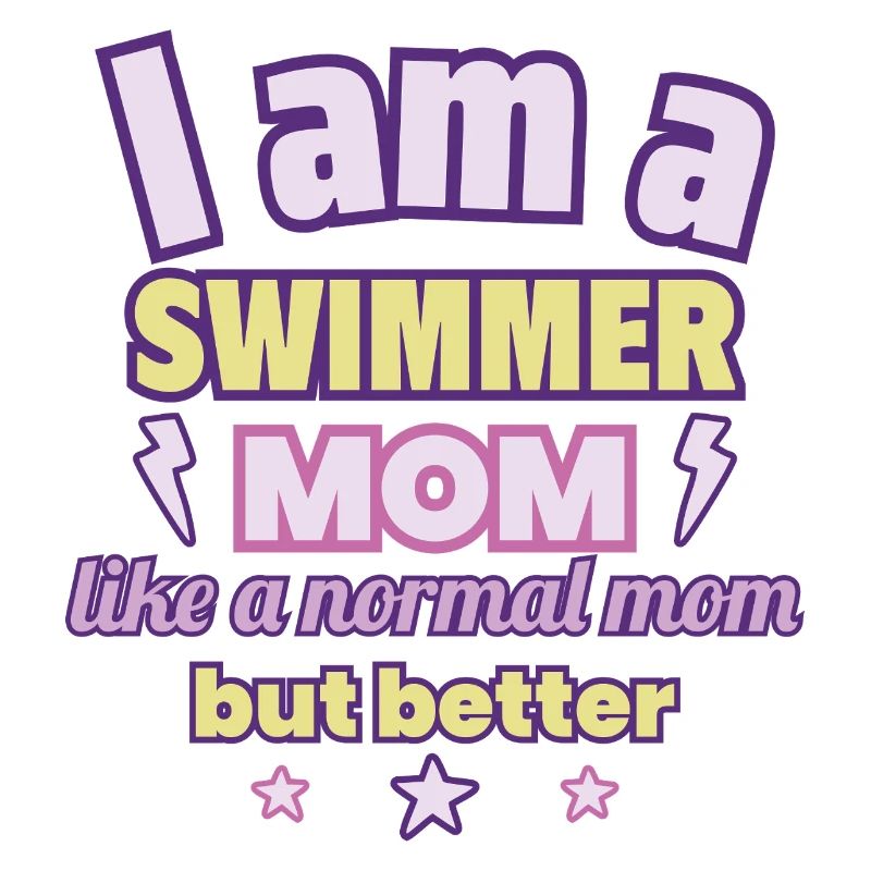 Mutter Schwimmerin, Muttertag Geschenk, Schwimmen