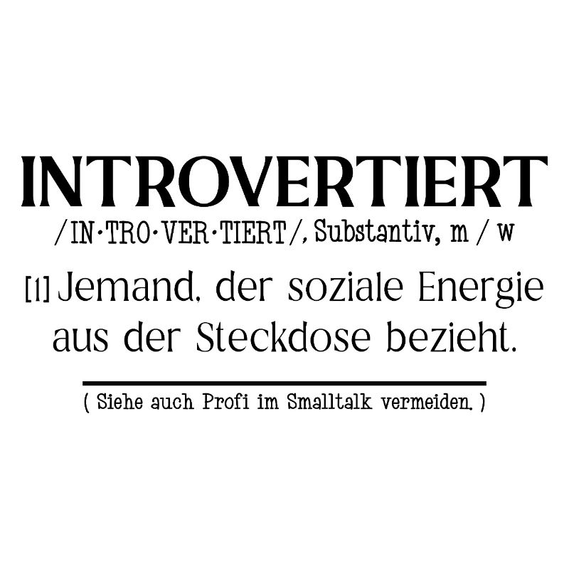 Introvertiert Definition