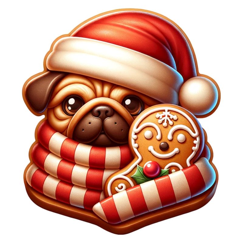 Weihnachts Mops