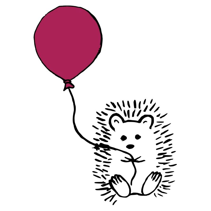 Hérisson avec ballon
