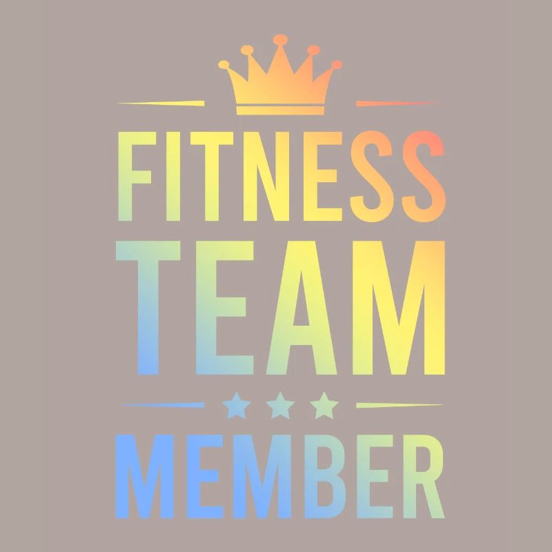 Équipe de remise en forme colorée