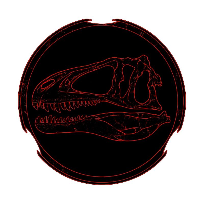 Acrocanthosaurus Fossilschädel