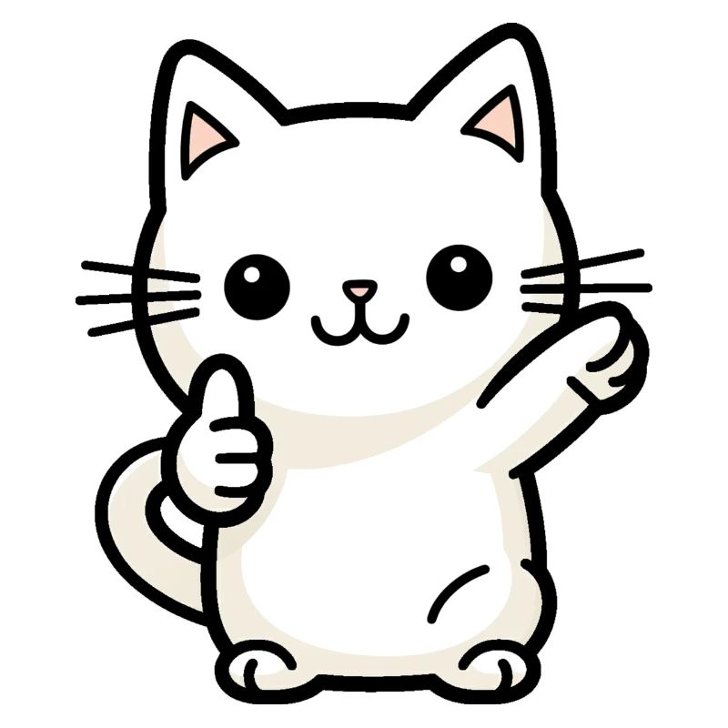 Katze - Dabbende Katze