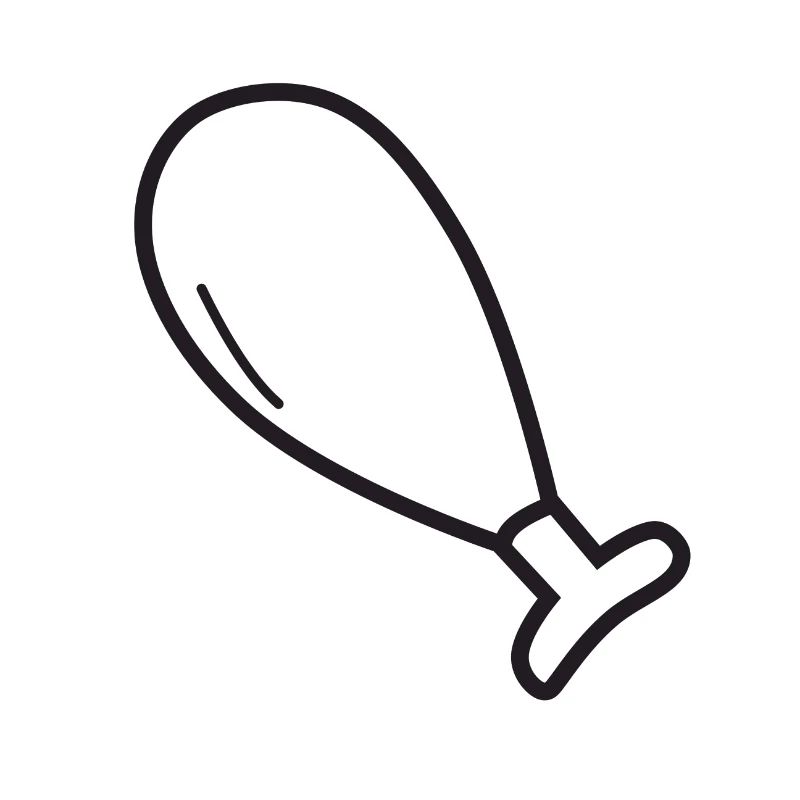 Keule Fleisch Essen Geschenk Idee Hühnchen